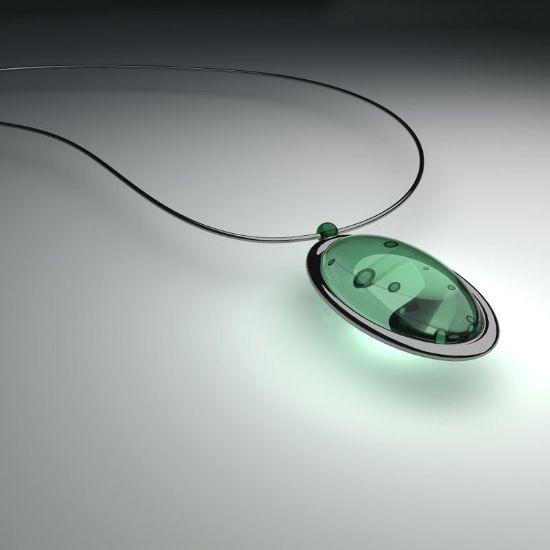 Poza cu Elegant Gemstone Necklace (rental)